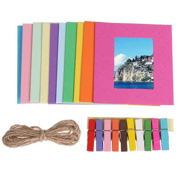 3/5/6/7inch DIY Kraft Paper Photo Album Wall Hanging Photo Frame for Pictures Home Decoration Wedding Frame