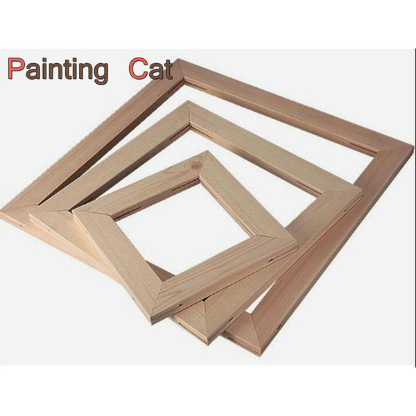 Cheap Wood Frame For Canvas Painting Picture Factory Provide DIY Wall Photo /Poster / Family /Art Wooden Wedding Frame Home