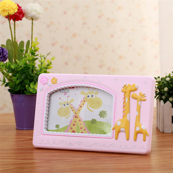 Elephat Pattern Photo Frame For Baby Picture 1PC Frame For Photo Cute Pink Picture Desktop quadros de parede para sala