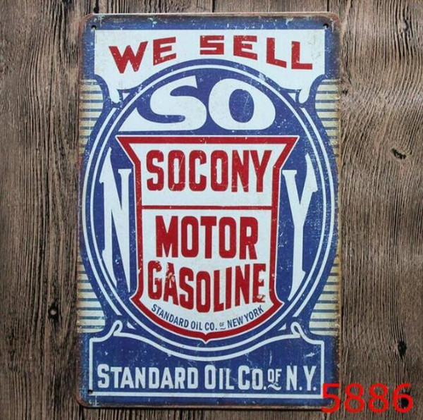 Vintage Metal Tin Signs For Wall Decor Motorcycle Route Iron Paintings 20*30cm Metal Signs Tin Plate Pub Bar Garage Retro Home Decoration