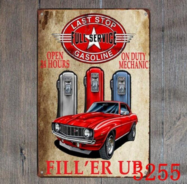 Skull Tin Signs Vintage Wall Art Retro Route 66 TIN SIGN Old Wall Metal Painting ART Bar Pub Coffee Restaurant Home Decoration 555