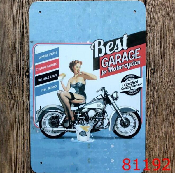 Vintage Car Tin Signs Wall Art Retro Route 66 TIN SIGN Old Wall Metal Painting ART Bar Pub Coffee Restaurant Home Decoration 222