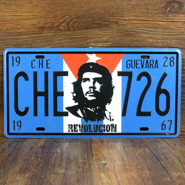 Wholesale- RONE089 vintage license famous car plates 