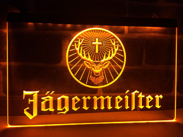 LR061 Jagermeister Deer head LED Neon Sign