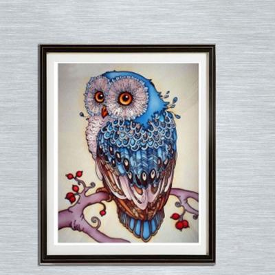 Wholesale 40*30cm Owl 100% Full 5D Diamond Painting Kit Decoración Del Hog Home Decor Wall Art Square Diamond Craft Supplies