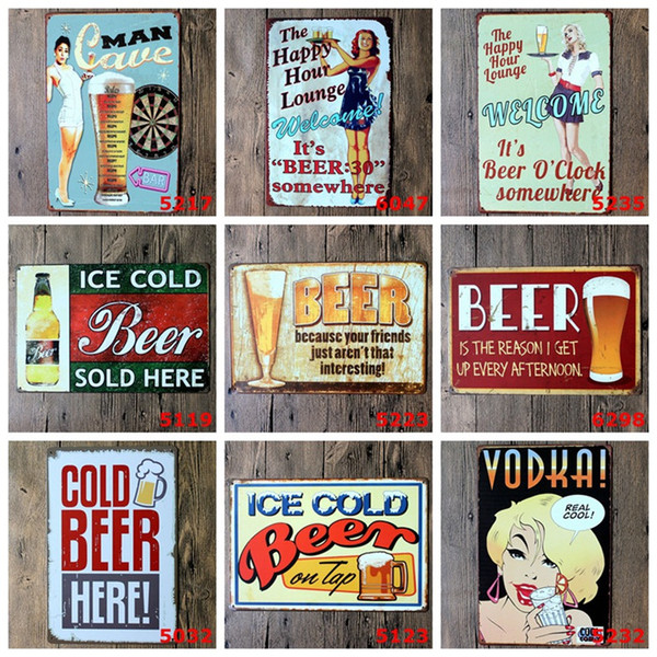 Metal Painting Iron Wall Art Pictures Tin Sign Rectangle Retro Fashion Bar Ktv Home Bedroom Decor Metal Painting