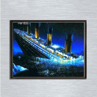 40*30cm Titanic DIY 5D Diamond Painting Kit Decoración Del Hog Cross Home Decor Wall Art full Cube Diamond Healing Crystals Room Decor