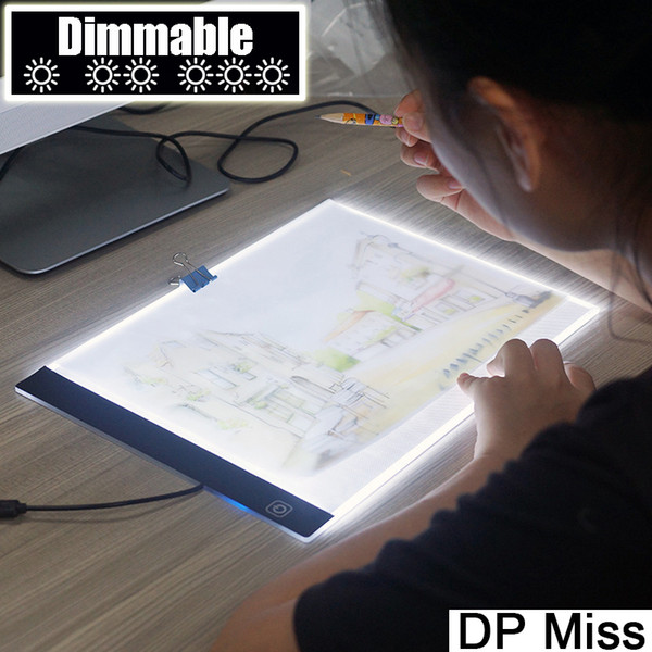 Dimmable ! Ultrathin A4 LED Light Tablet Pad Apply To EU/UK/AU/US/USB Plug Led Artboard Anime Diamond Painting Cross Stitch Kits