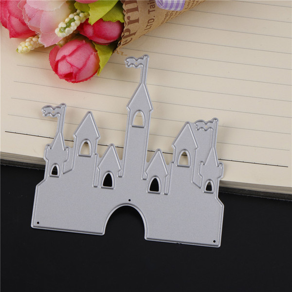 DIY Metal Castle Design Cutting Dies Stencil for Scrapbooking Die Cuts Embossing Folder Paper Card Decoration Crafts Dies