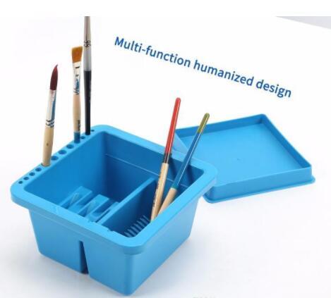 Brush Washing Bucket Multifunction Pen Barrel Brush Washer Watercolor Oil Acrylic Painting Brush Washer Art Supplies