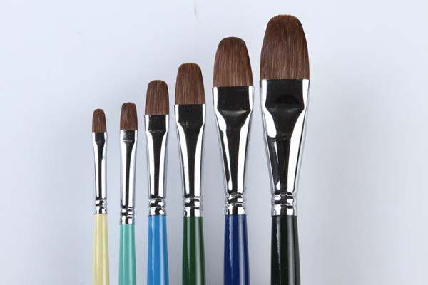 X3-608 6Sizes/set Oil painting brushes Oil Paint Brushes Drawing Painting Professional Art Paint Brush painting brushes