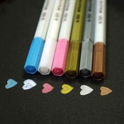 Metal pen Album pen Environmental protection metal color pen (non-paint pen) 10 color selection