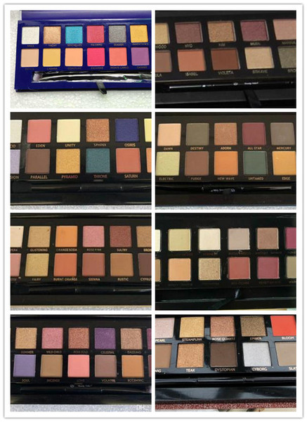 New Makeup Palette 14 Colors EyeShadow Palette Limited Kit With Brush Matte Shimmer Palette DHL Shipping.