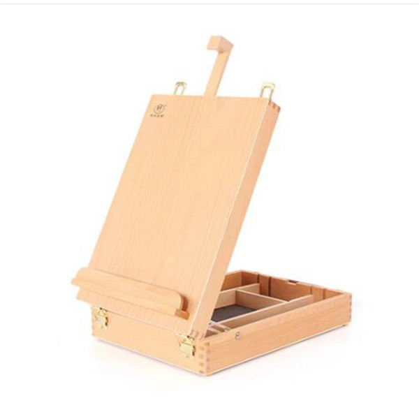 HBX-11 Portable Beech Sketch Box with Easel 36 27 11.5cm Wood Color Arts Crafts & Gifts