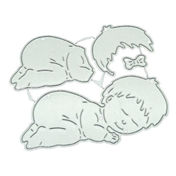 Sleeping Baby Metal Cutting Dies New Craft Stamps Die Cut Embossing Card Making Stencil Frame