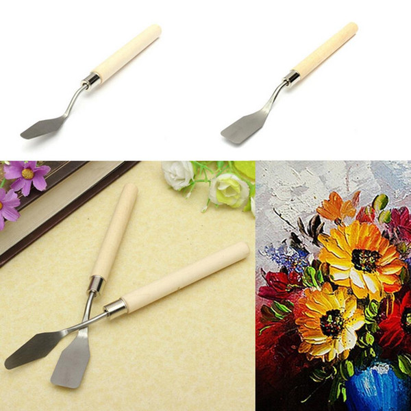 Factory Free Shipping Oil Knives Artist Crafts Spatula Palette Knife For Oil Painting Art Set Supplies DIY Craft Wholesale