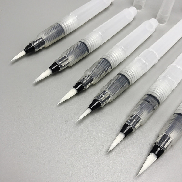 Factory wholesale Solid watercolor fountain pen Painting brush Water storage pen water soluble color lead painting pen