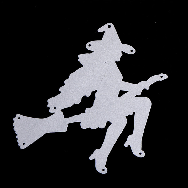 Ride Broom Witch Metal Cutting Dies For Scrapbook DIY album Card Paper Card Stencil Paper Die For Halloween