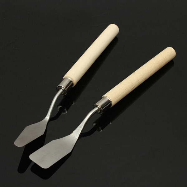 Stainless Steel Oil Knives Artist Crafts Spatula Palette Knife For Oil Painting Art Set Supplies DIY Craft Wholesale