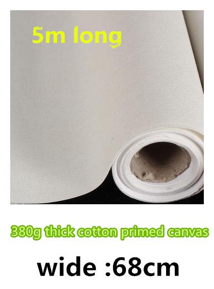 68cm wide Artists Cotton Canvas Hand Paint Canvas Roll