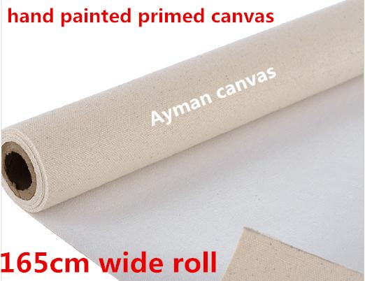 1.65m primed fine texture 328gsm linen prestretched canvas/artist paint/large blank canvas