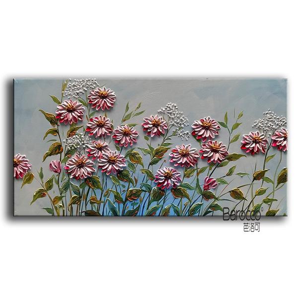 Nice Flowers Painting 100% Hand Painted Landscape Oil Painting Modern Home Wall Art Decoration No Framed