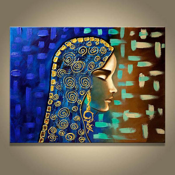 hand painted canvas oil painting egyptian girl canvas art traditional middle East figure picture wall art no frame