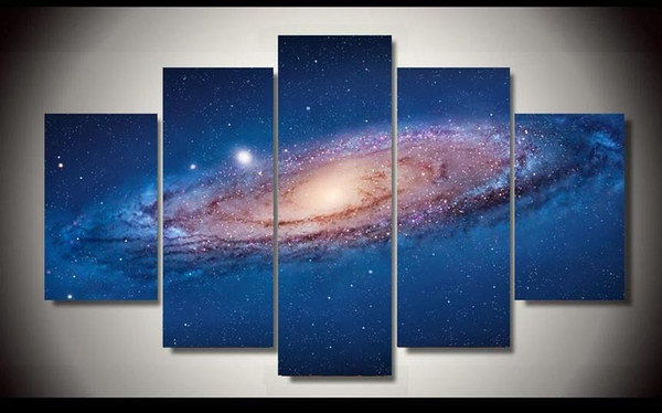 The vastness of the Milky Way Surprisingly wall canvas arts for home decor unframed modern wall art pictures for living room