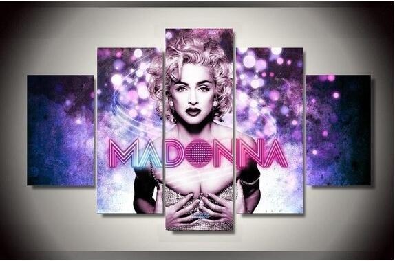 5 Panels HD Printed Madonna Group Painting Children's Room Decor Print Poster Canvas Picture No Frame Free shipping