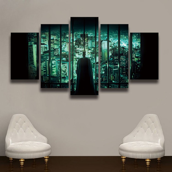 Painting By Numbers New Top Fashion Movie Picture Painting On Canvas 5panels for Wall Decoration Art Print Unframed