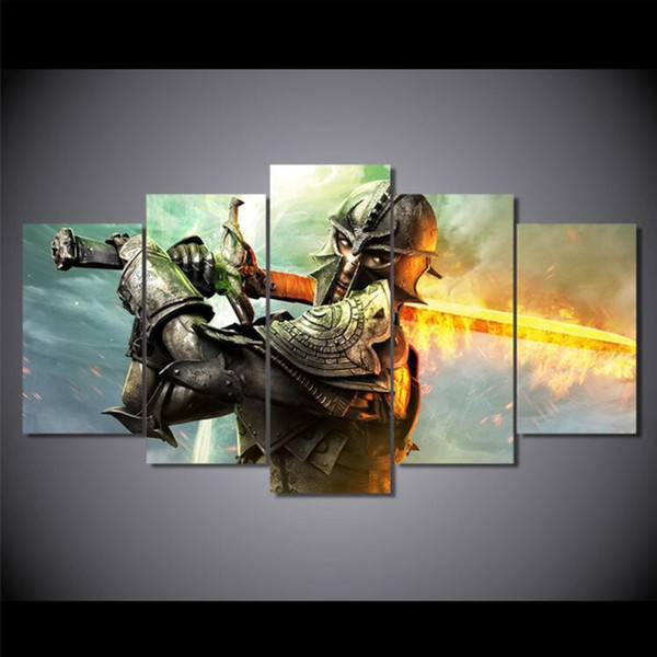 HD Printed dragon age inquisition Group Painting Canvas Print room decor print poster picture canvas no frame