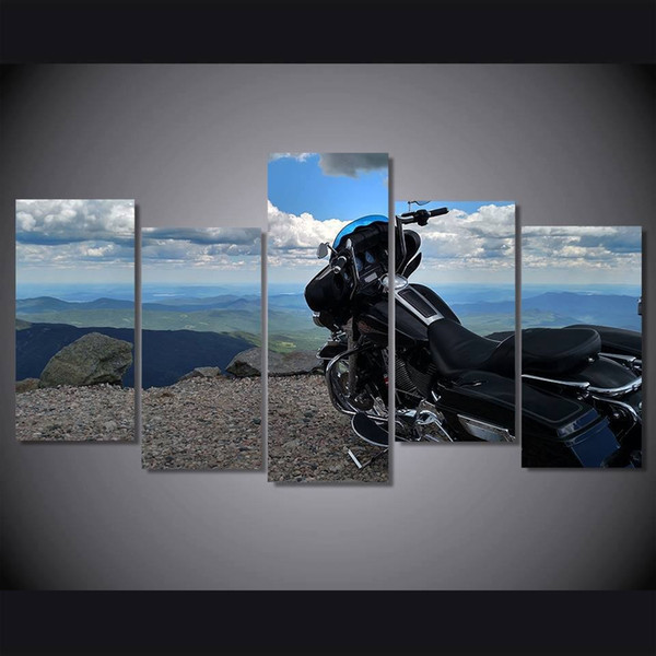 HD Printed motorcycle Painting on canvas room decoration print poster picture canvas Free shipping No Frame for sports fan