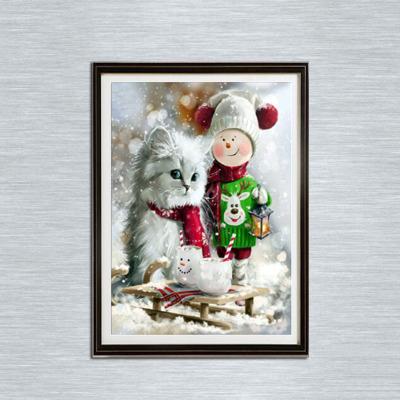 Lovely 30*30cm Cat Kids Full 5D Diamond Painting Kit Decoración Del Hog Home Decor Wall Art Diamond Craft Supplies