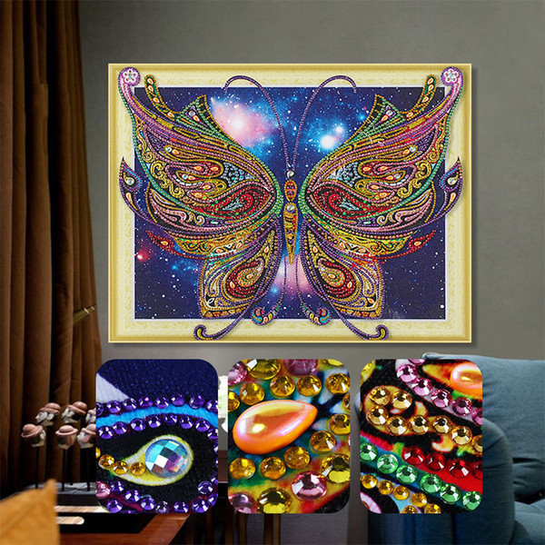 DIY 5D Diamond Painting Starry sky Animals Butterfly Diamond Mosaic Cross Stitch Diamond Embroidery Parts Rhinestones Christmas Gift