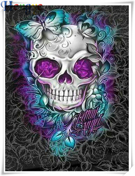 5D Diamond embroidery Human skeleton diy diamond painting cross stitch kit resin full square&round diamond mosaic home decor gift AA0322