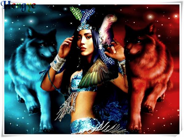 5D Diamond embroidery sexy girl tiger diy diamond painting cross stitch kit resin full round&square diamond mosaic home decor gift yx3282