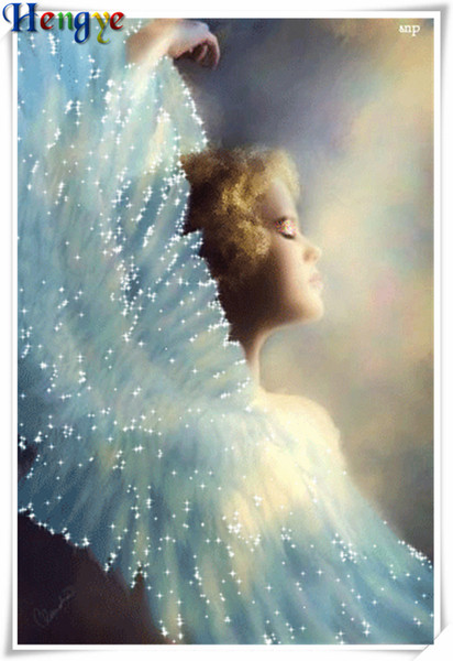 5D Diamond embroidery people cute angel diy diamond painting cross stitch kit resin full square&round diamond mosaic home decor gift AA0387