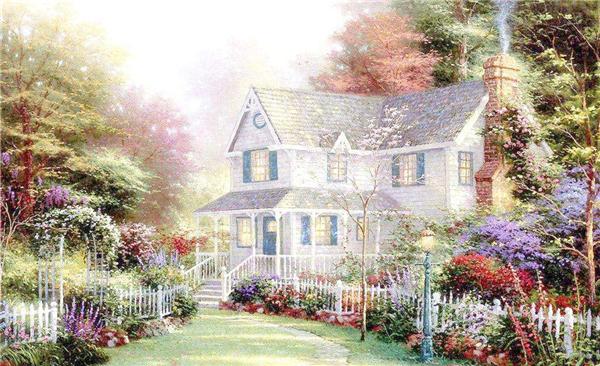 New needlework Diy diamond painting cross stitch kits full resin round diamond embroidery Mosaic Home Decor landscape forest castle yx1184