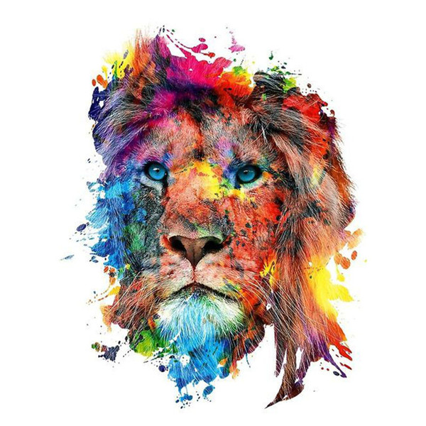 Kexinzu Full 5D diamond painting Kit Animal Lion Cartoon Decorative painting Room Embroidered diamond cross stitch picture diamant painting