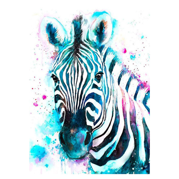 Kexinzu Full 5D diamond painting Kit Animals zebra Decorative painting Room Embroidered diamond cross stitch picture diamant painting