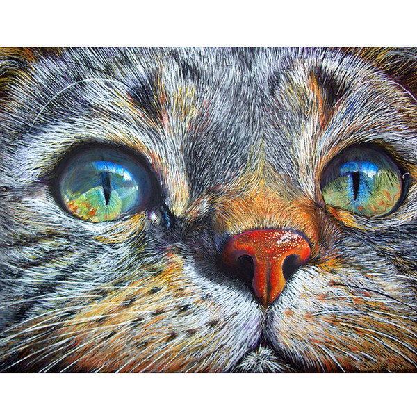 3D DIY 5D Full Square Round Diamond Painting Embroidery Mosaic Pictures Arts Hobby Craft Home Decor Cute Cat Christmas Gift