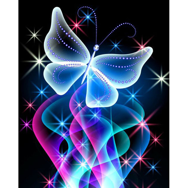 kexinzu 5D,DIY,Diamond Embroidery, Butterfly,Cross Stitch,Diamant Mosaic ,Diamond Painting,Wall Stickers,Home Decor