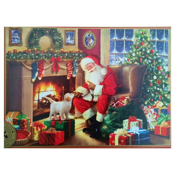 DIY 5D Diamond Painting Kits Diamond Embroidery Pictures Arts Craft for Home Wall Decor Full Drill Santa Claus Christmas Gift