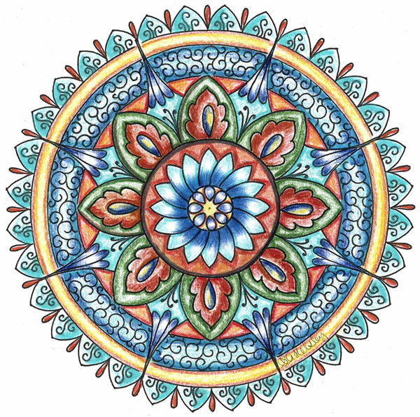 Full Drill Diy Diamond Painting Mysterious Mandala Full Diamond Embroidery Buddhist Decorative Painting For The Living Room