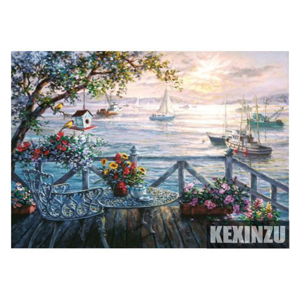 DIY 5D Diamond Painting Kits Scenery Crystal Rhinestone Diamond Embroidery Paintings Pictures Arts Craft for Home Wall Decor Full Drill