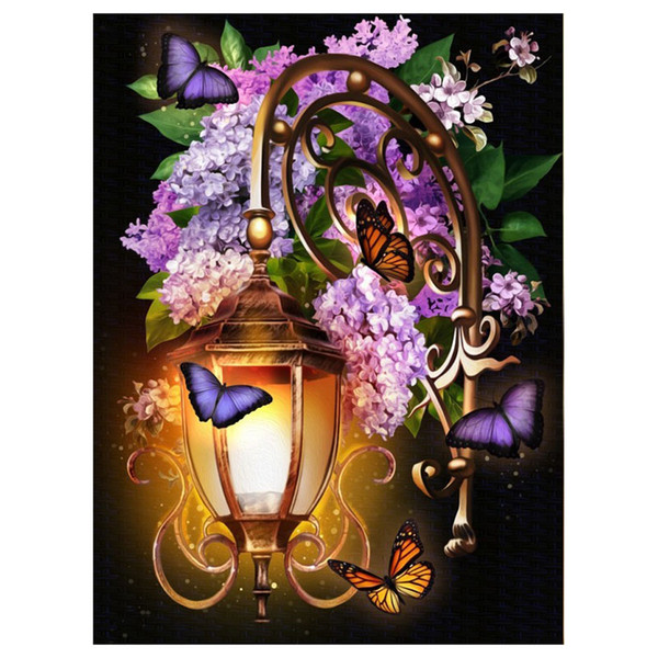 Dpsprue Full Square Round Drill 5D DIY Diamond Painting Kit Flower Embroidery Cross Stitch Mosaic Rhinestone Home Decor Gift S127