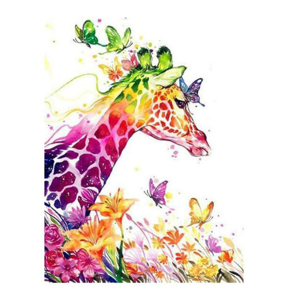 Dpsprue Full Square Round Drill 5D DIY Diamond Painting Kit deer Animal Embroidery Cross Stitch Mosaic Rhinestone Home Decor Gift D101