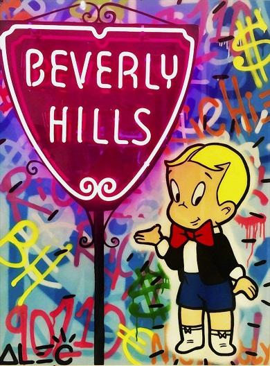 High Quality Hand-painted /HD Print Alec Monopoly Graffiti Pop Art Oil Painting Richie Rich Umbrella On Canvas Wall Art Home deco g232