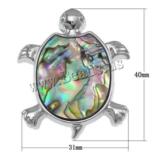 New Arrival Classical Natural Abalone shell Turtle Pendant Beads For women Fashion Jewelry