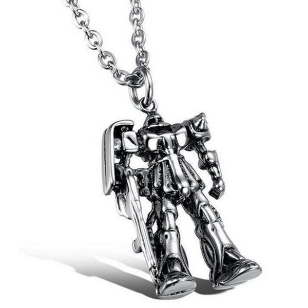 2018 High Quality Transformers Pendant with Necklace Titanium steel Fashion Religious Jewelry for Women/Men Father day's gift